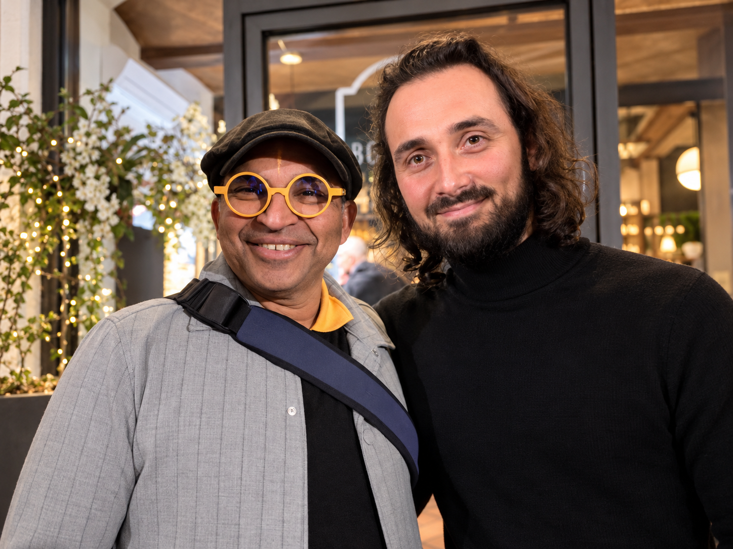 Matthieu Marzo avec Kausthub Desikachar